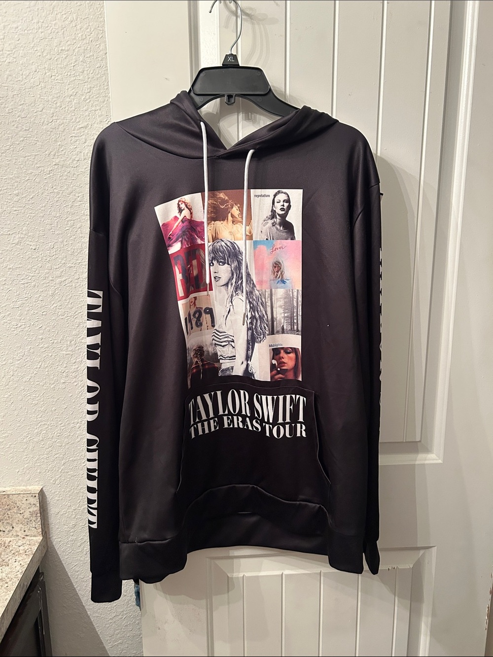 Taylor Swift Black Graphic Hoodie Collegiate Swiftee back to school